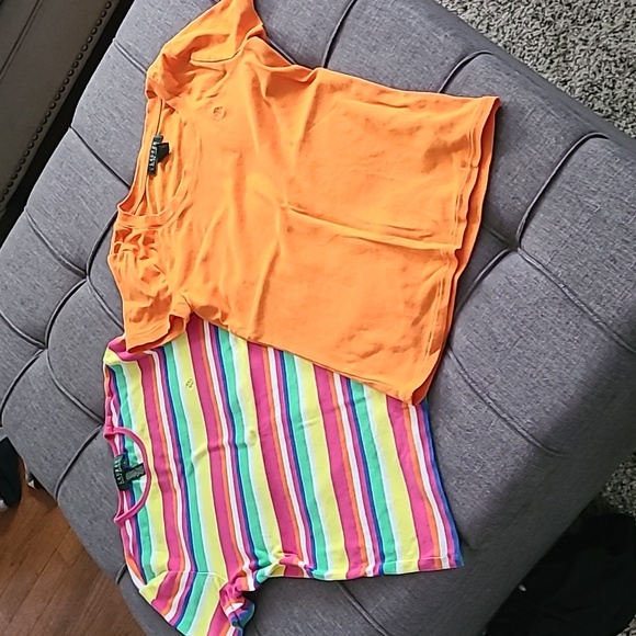 LAUREN RALPH LAUREN Two LRL size small shirts BUNDLE COLORFUL 2 BRIGHT S - Picture 2 of 7
